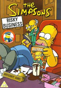 Poster for the movie "The Simpsons - Risky Business"