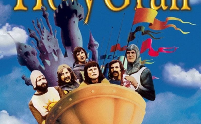 Poster for the movie "Monty Python and the Holy Grail"