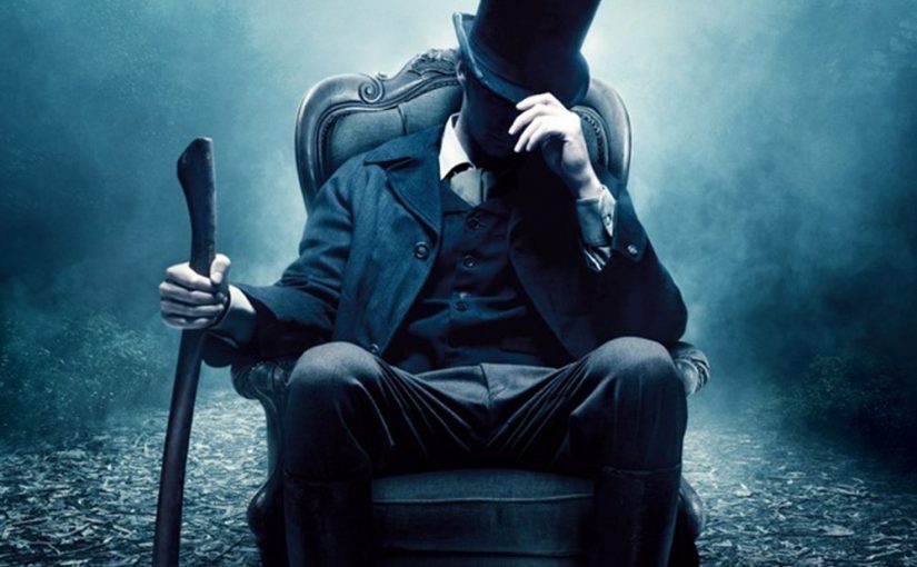 Poster for the movie "Abraham Lincoln: Vampire Hunter"