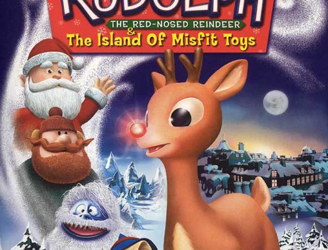 Poster for the movie "Rudolph the Red-Nosed Reindeer & the Island of Misfit Toys"