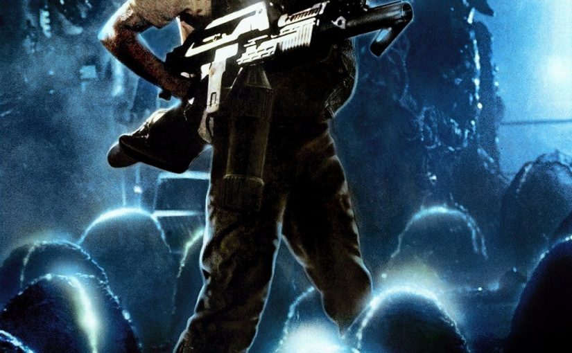 Poster for the movie "Aliens"
