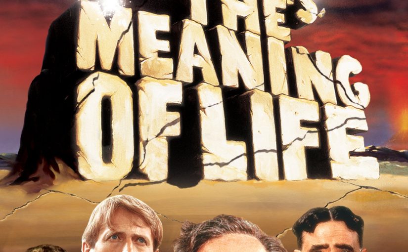 Poster for the movie "The Meaning of Life"